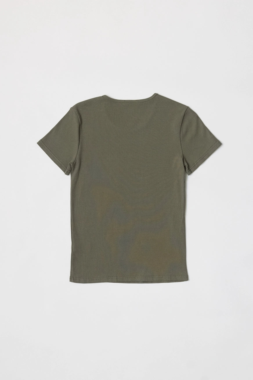 Basic Waist Length T-Shirt