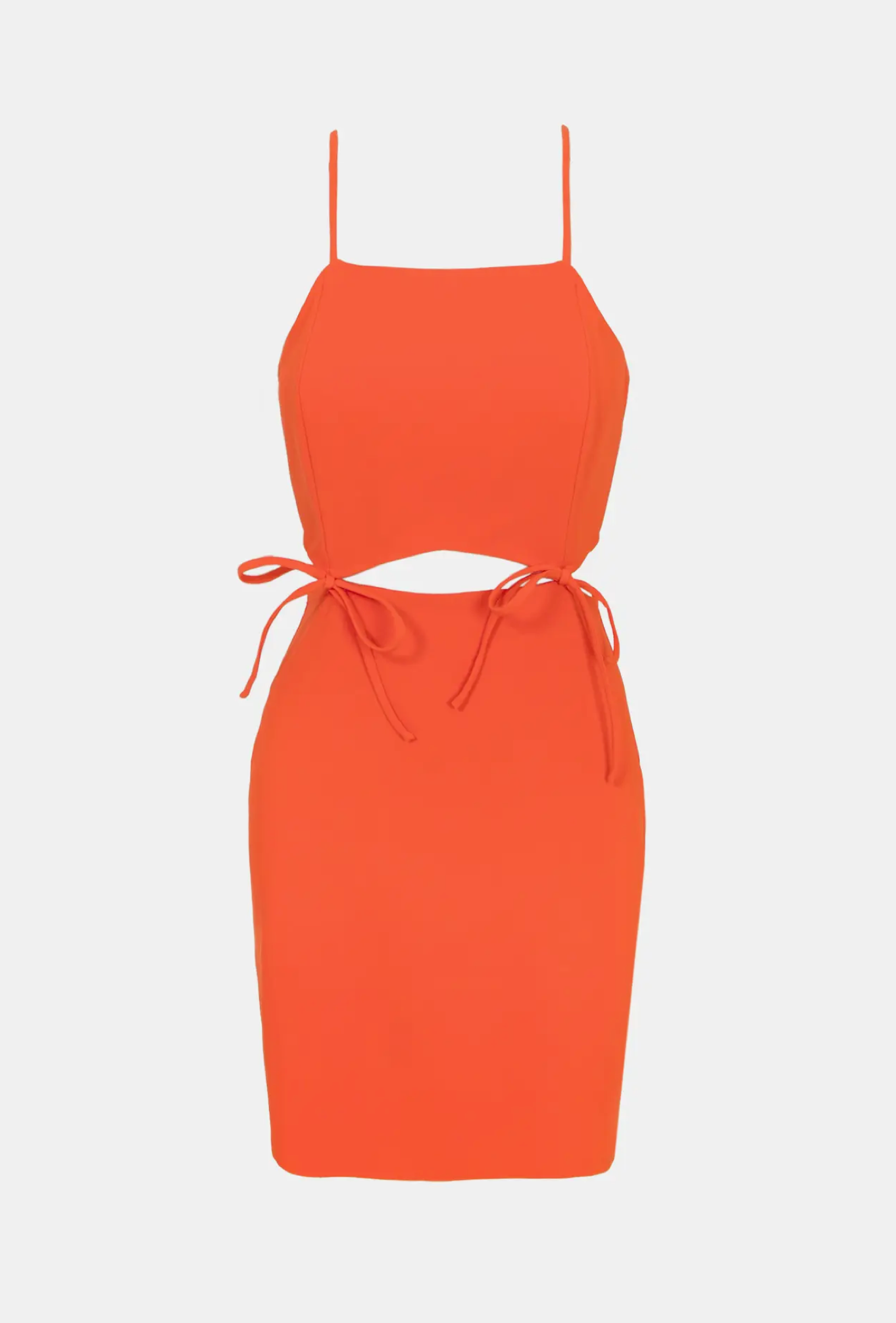 Blood Orange Cut Out Mini Dress