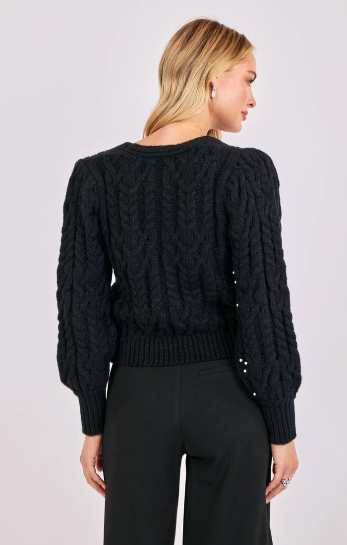 Pearl Embellished Cardigan