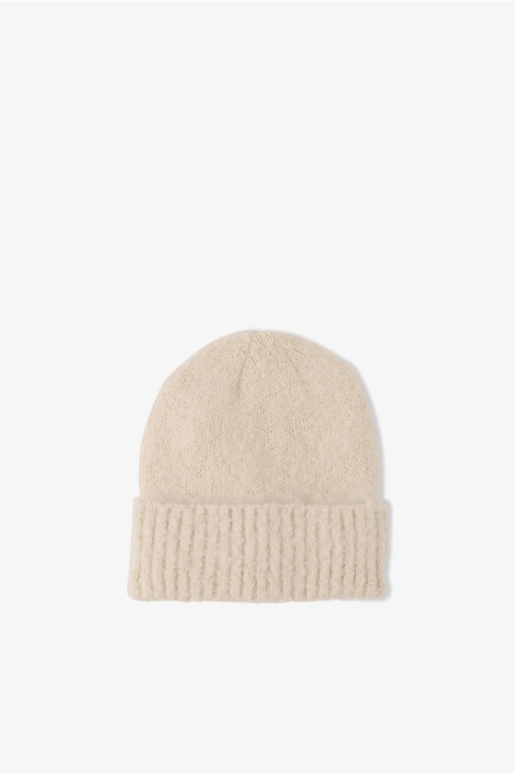 Pebble Beige Beanie Hat