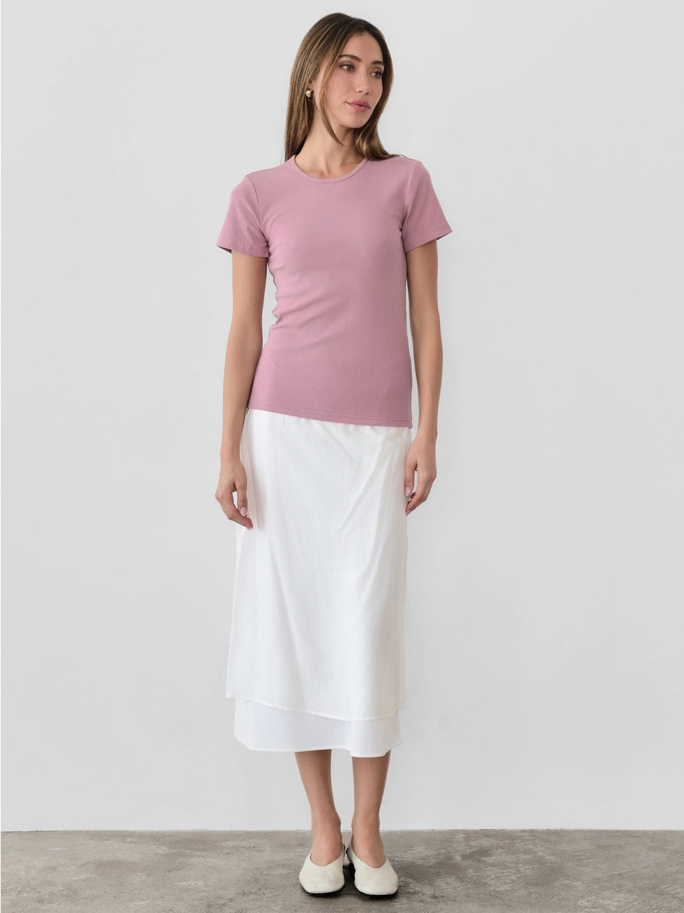 Basic Waist Length T-Shirt