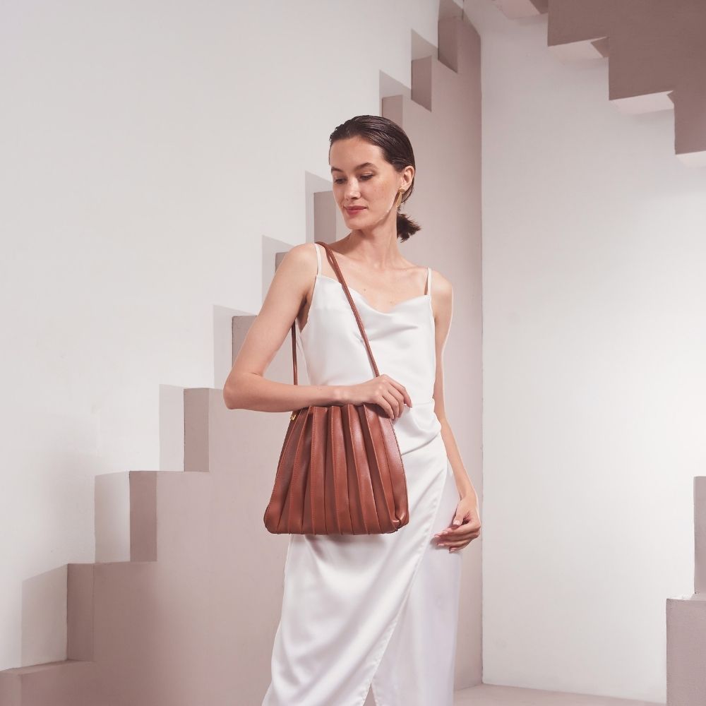 Pleated Shoulder Bag