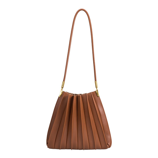 Pleated Shoulder Bag