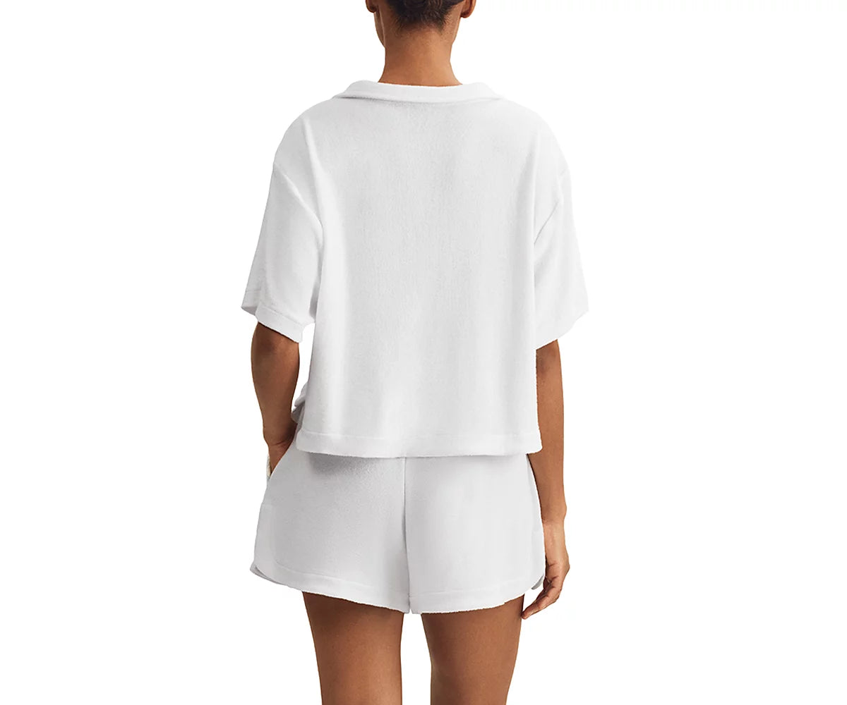 Ralph Lauren Terry Polo Shirt & Short Cover-Up Set