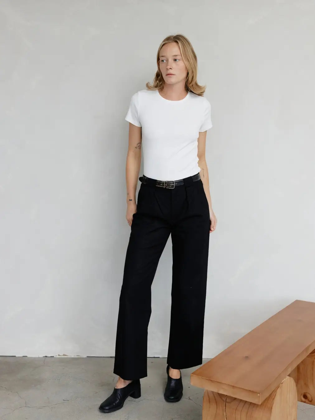 Basic Waist Length T-Shirt