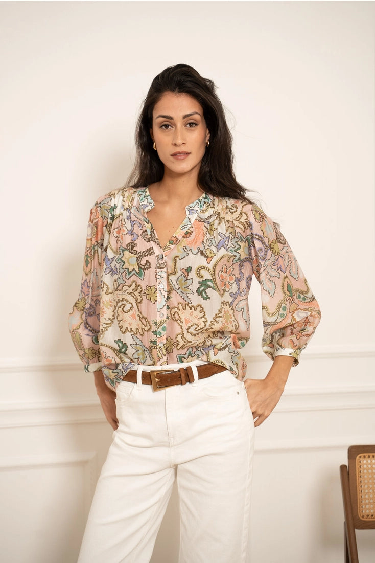 Saint Tropez Silk Blouse
