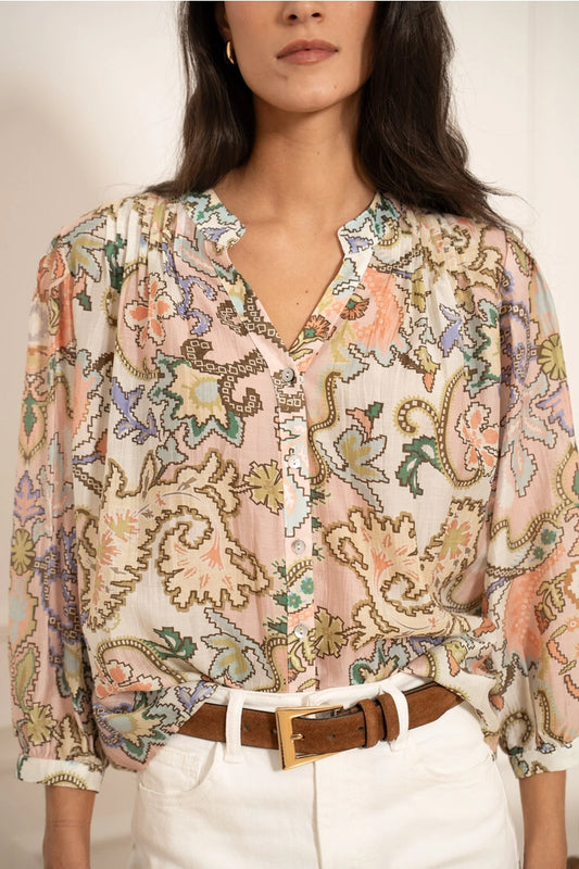 Saint Tropez Silk Blouse