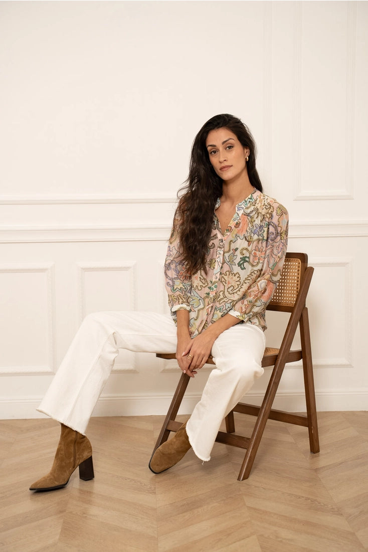 Saint Tropez Silk Blouse