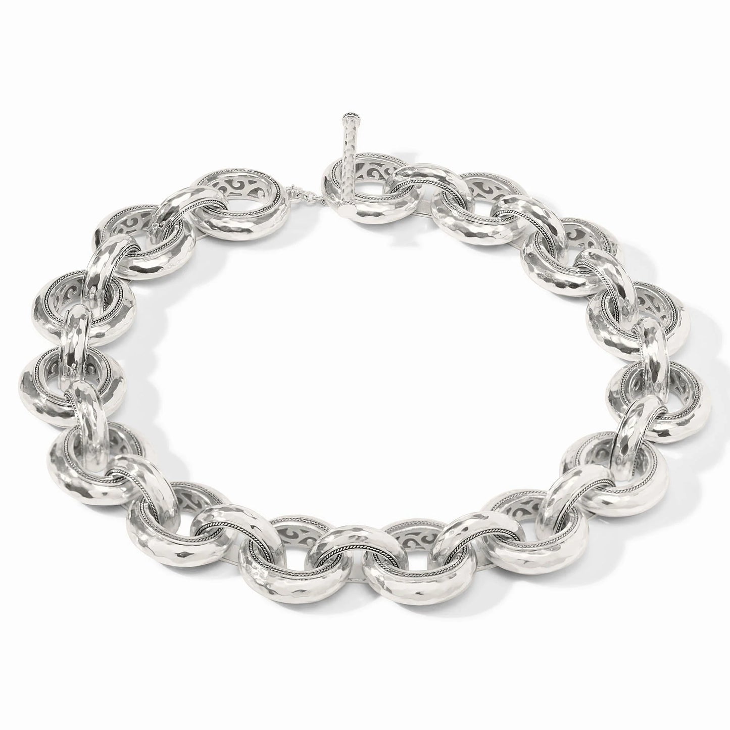 Julie Vos Cannes Link Necklace Silver