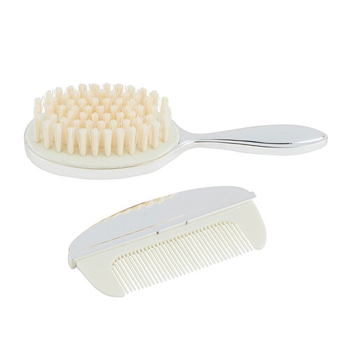 Silver Baby Brush & Comb