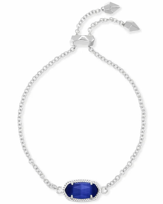 Kendra Scott Elaina Delicate Chain Bracelet Cobalt Cats Eye