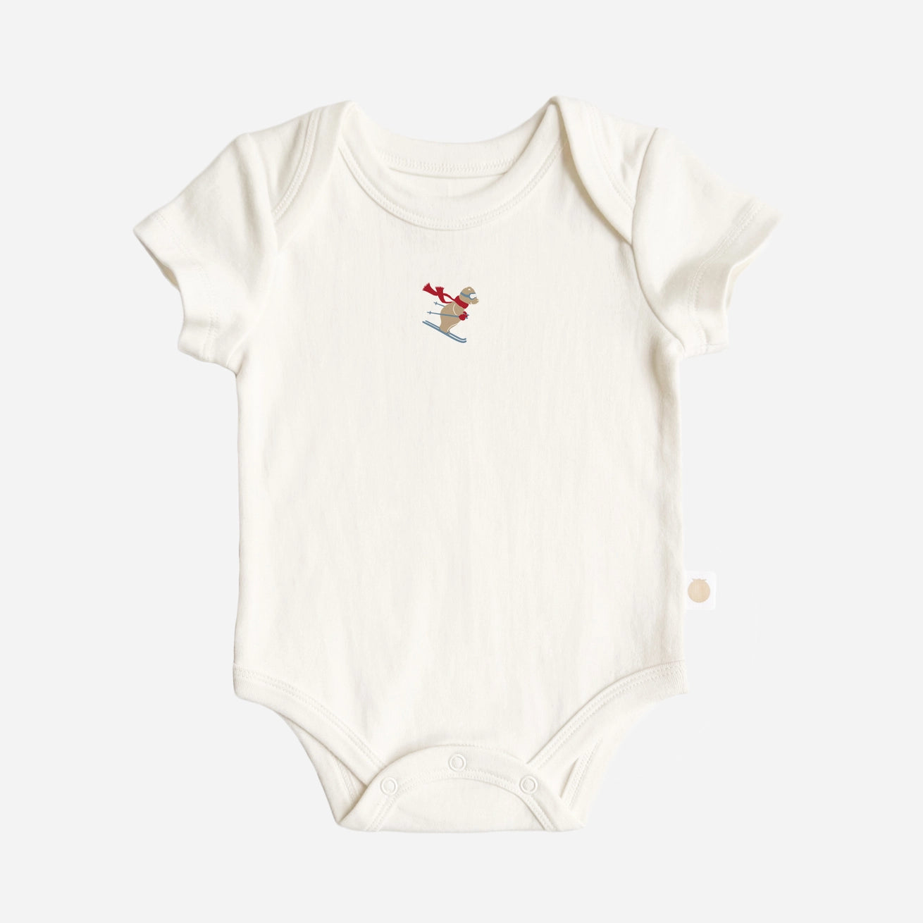 Ski Bear Baby Onesie