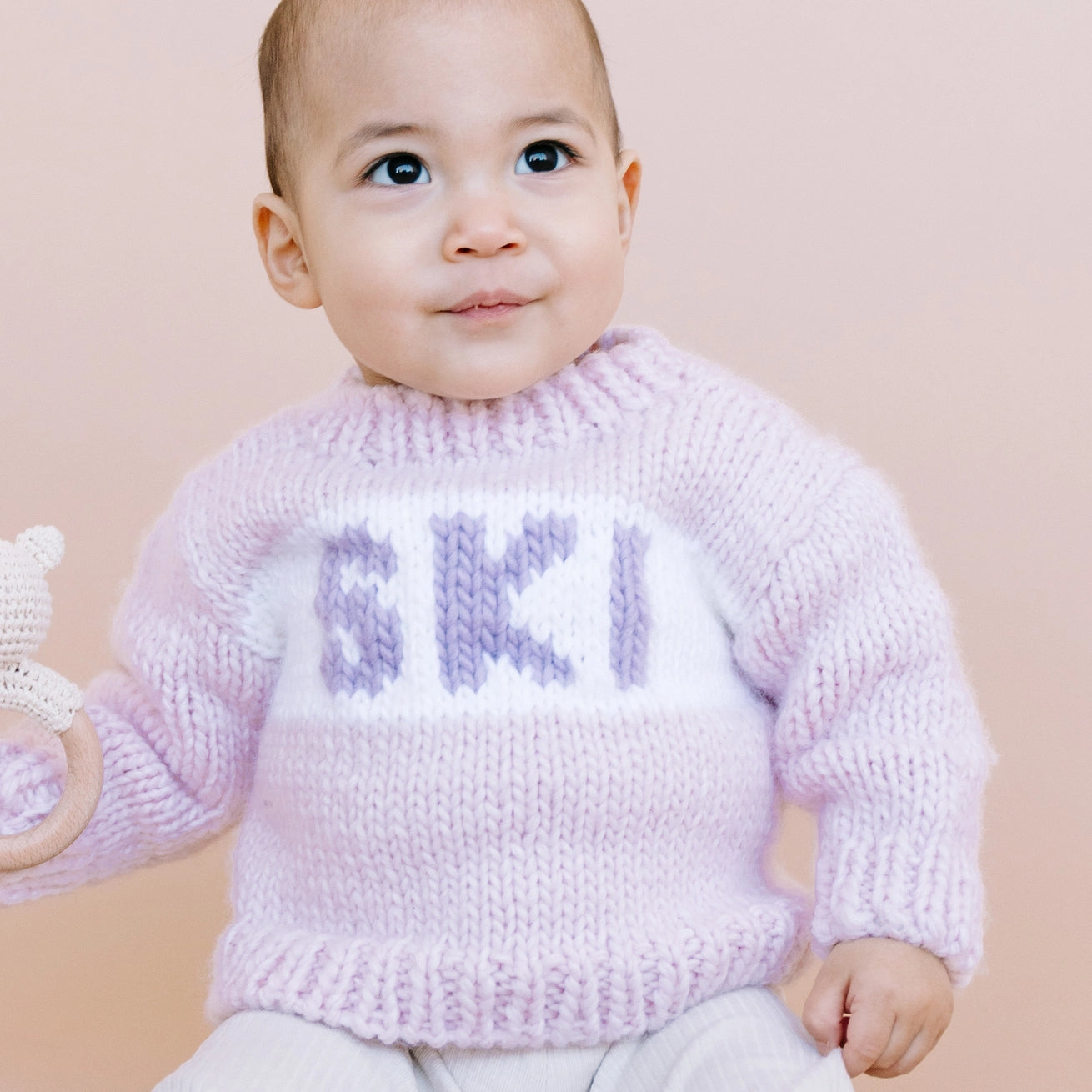 Baby Pink Ski Sweater