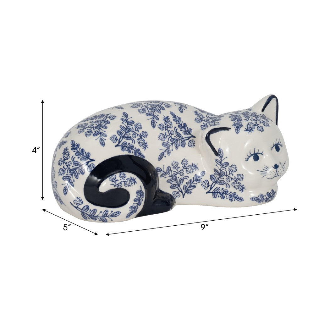 Chinoiserie Sleeping Cat