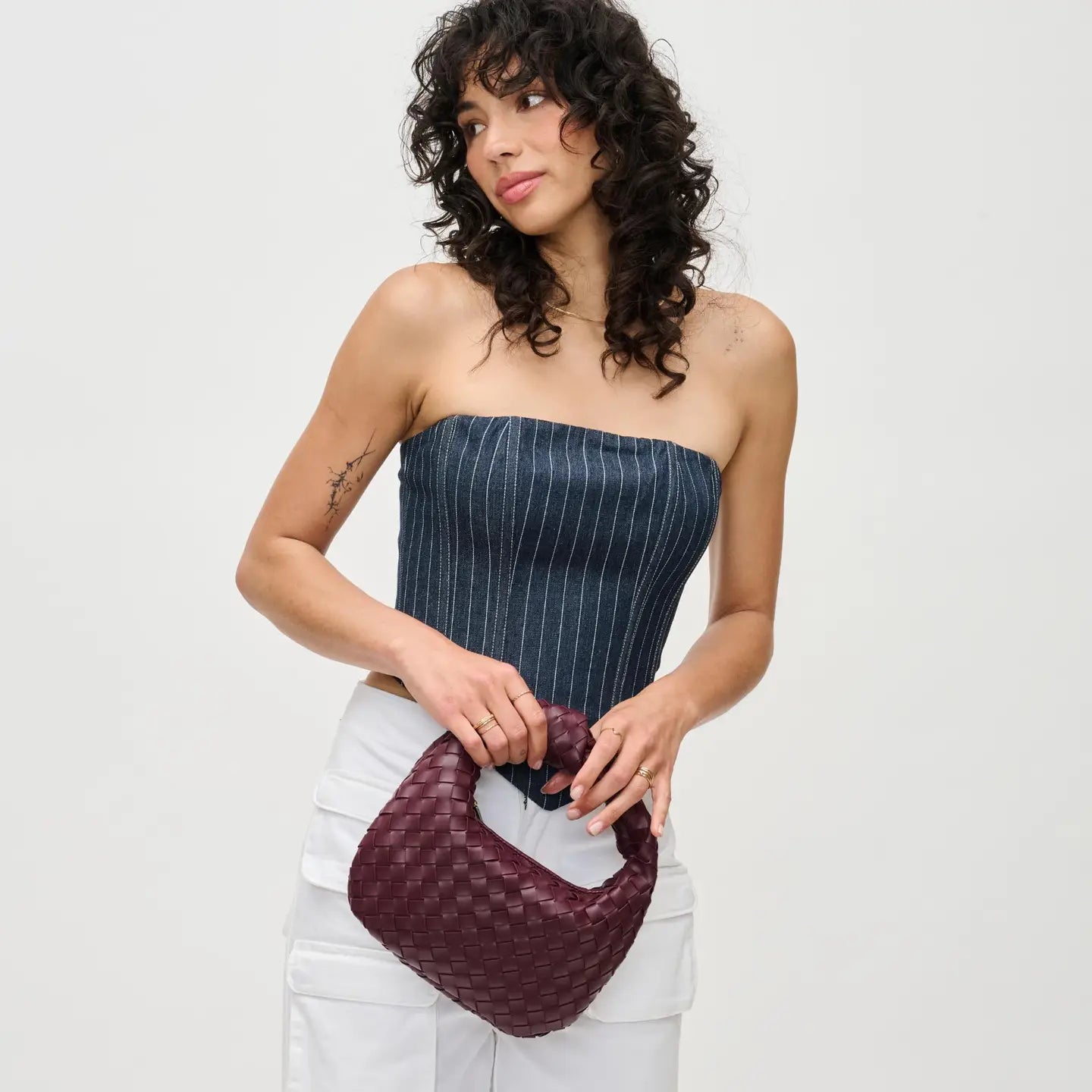 Tracy Woven Clutch