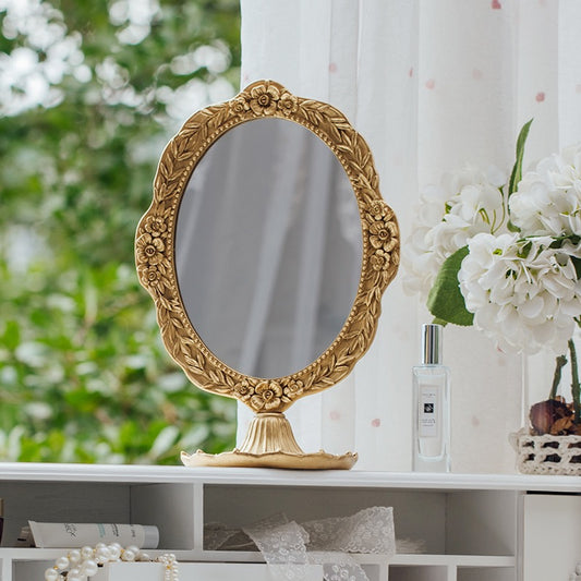 Vintage Gold Resin Mirror
