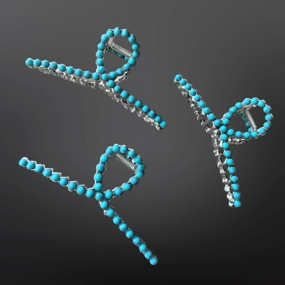 Turquoise Western Hair Clip