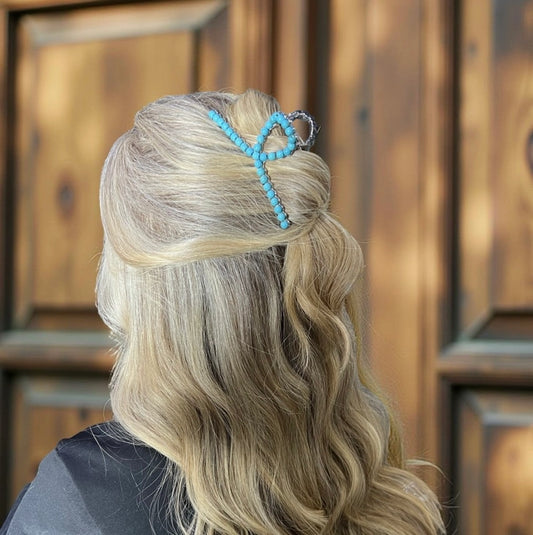 Turquoise Western Hair Clip