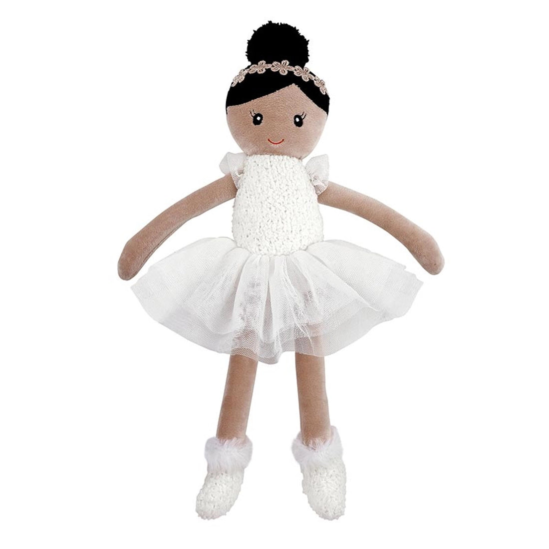 White Tutu Plush Doll