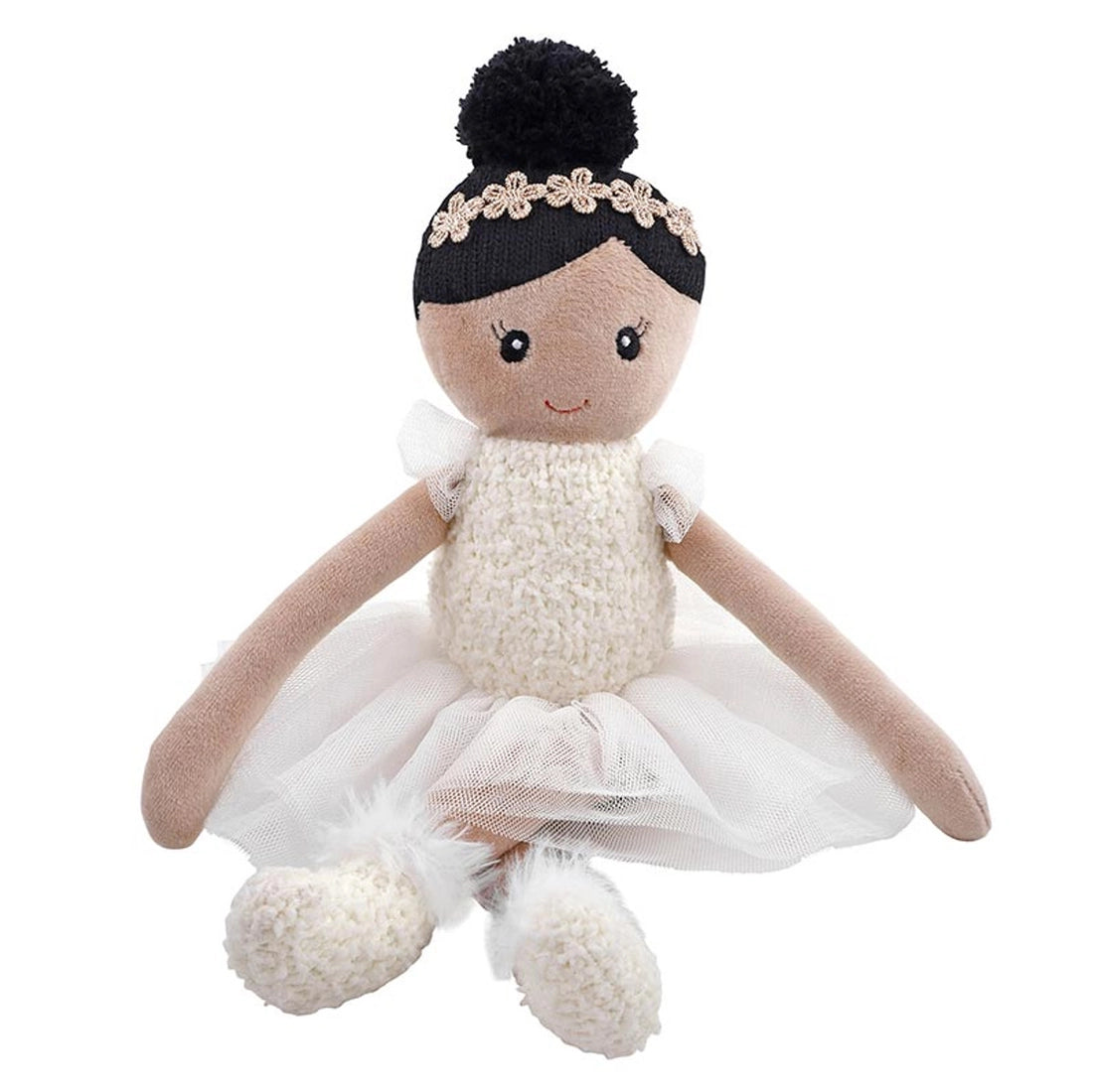 White Tutu Plush Doll