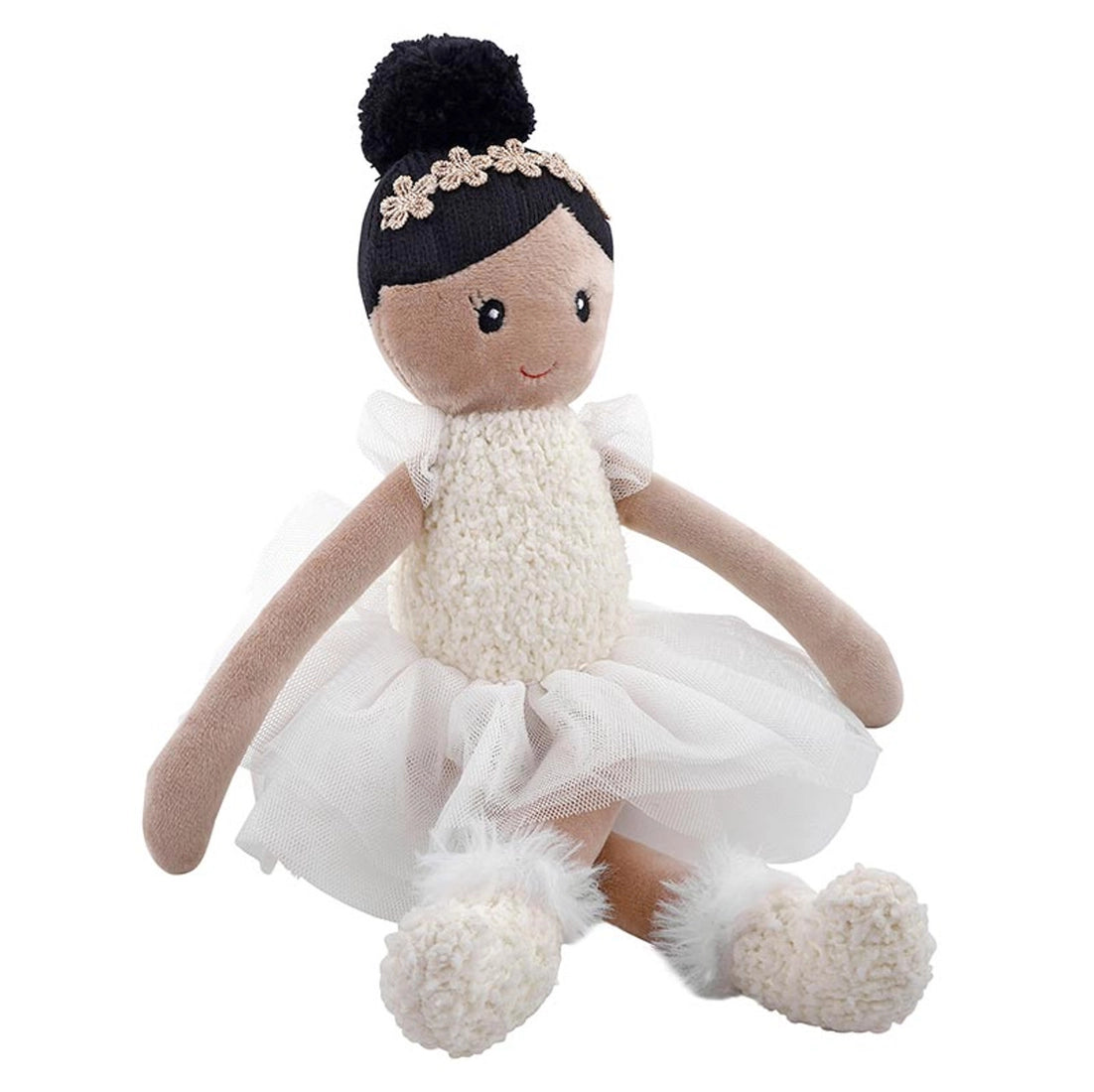 White Tutu Plush Doll