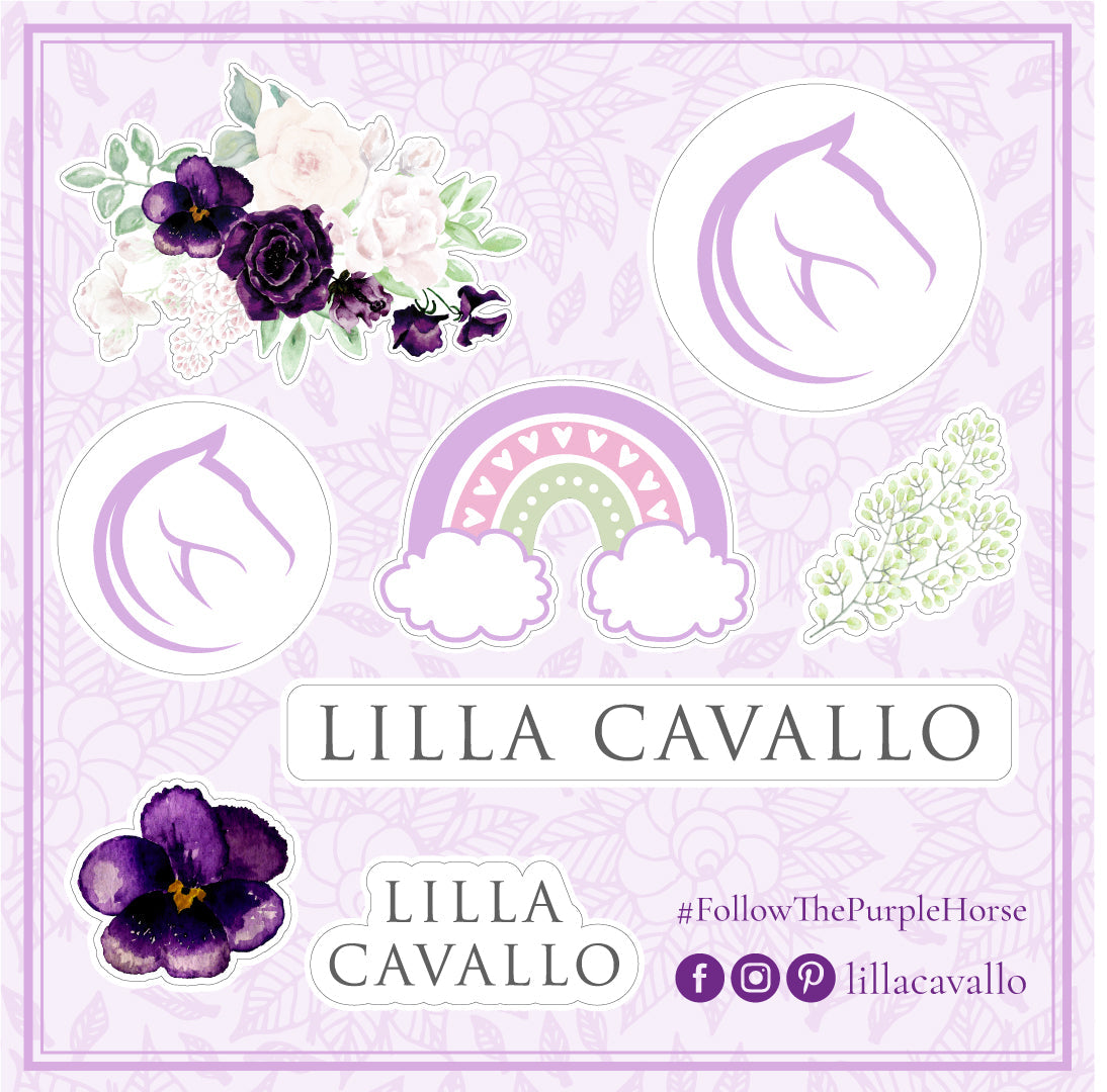 Lilla Cavallo Sticker Sheet