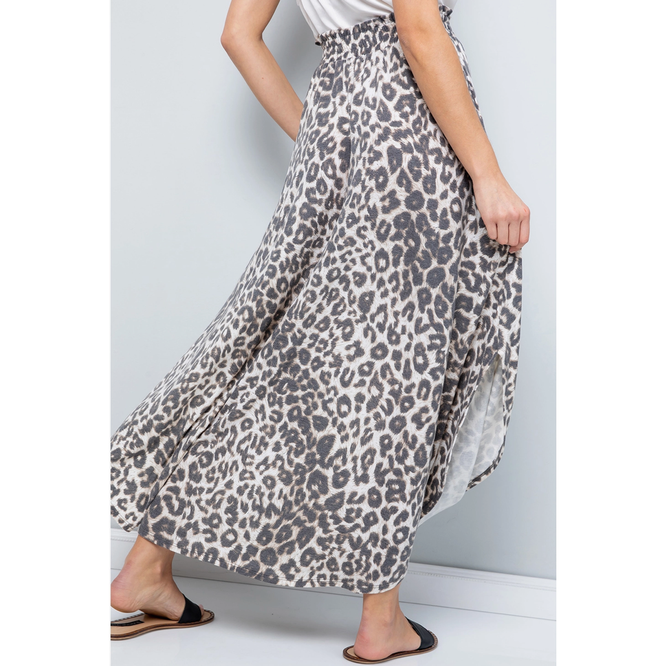 Leopard Maxi Skirt