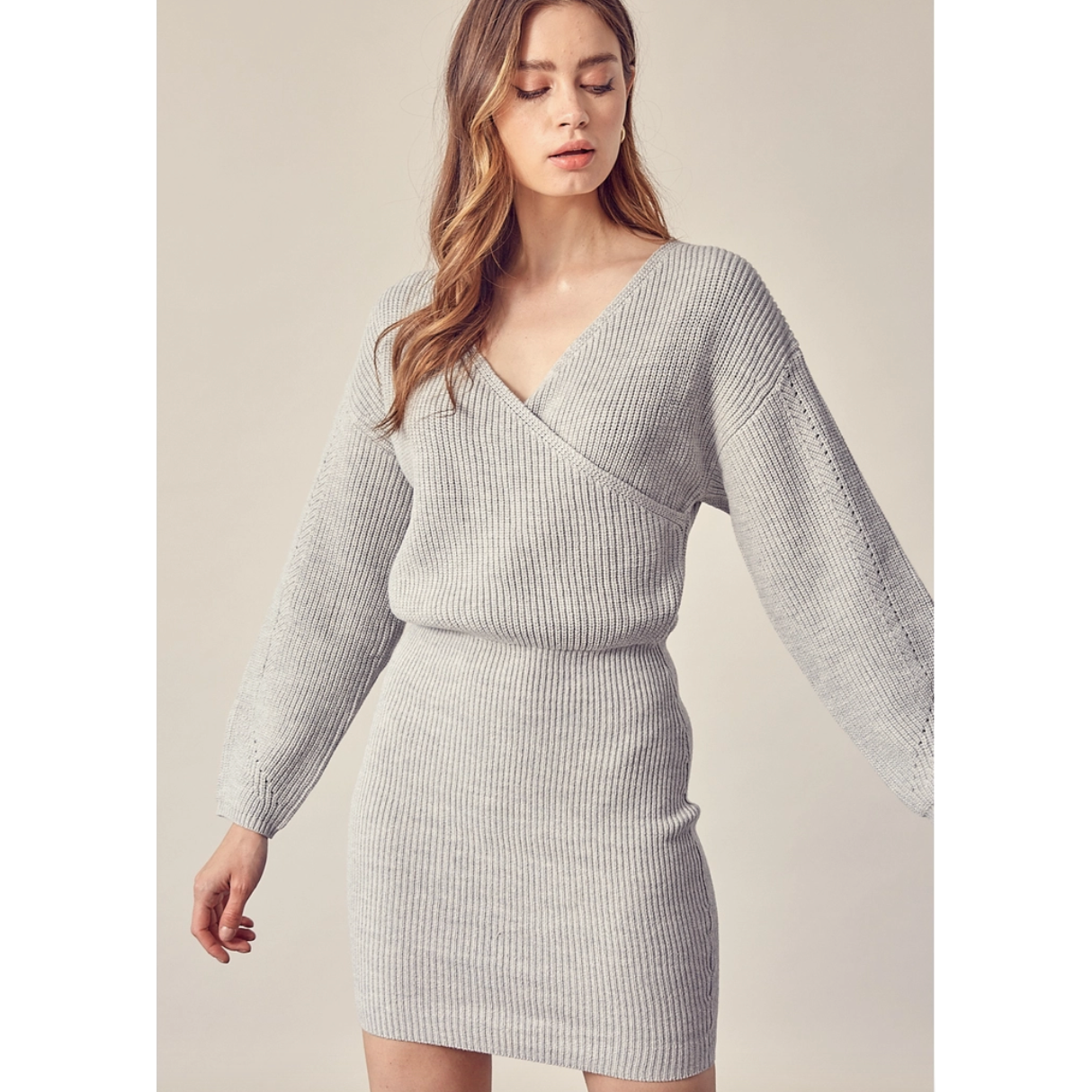 Grey Sweater Dress