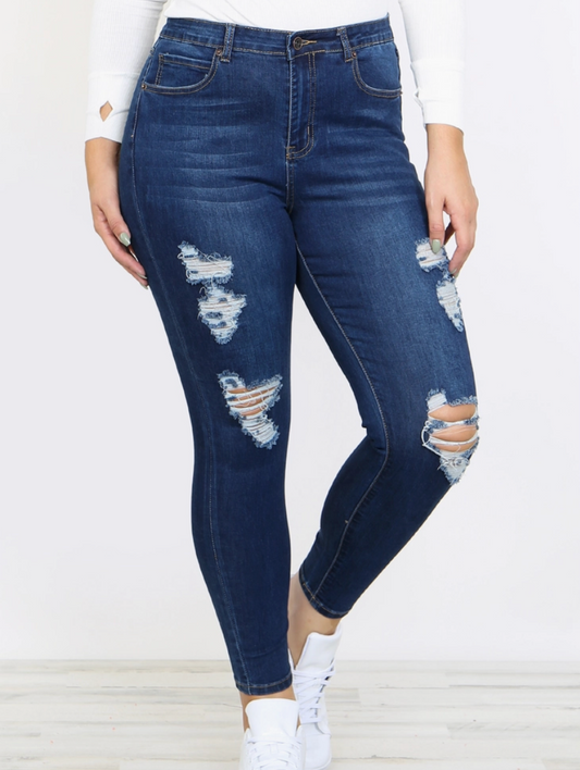 Mila Curvy Fit Dark Wash Jeans